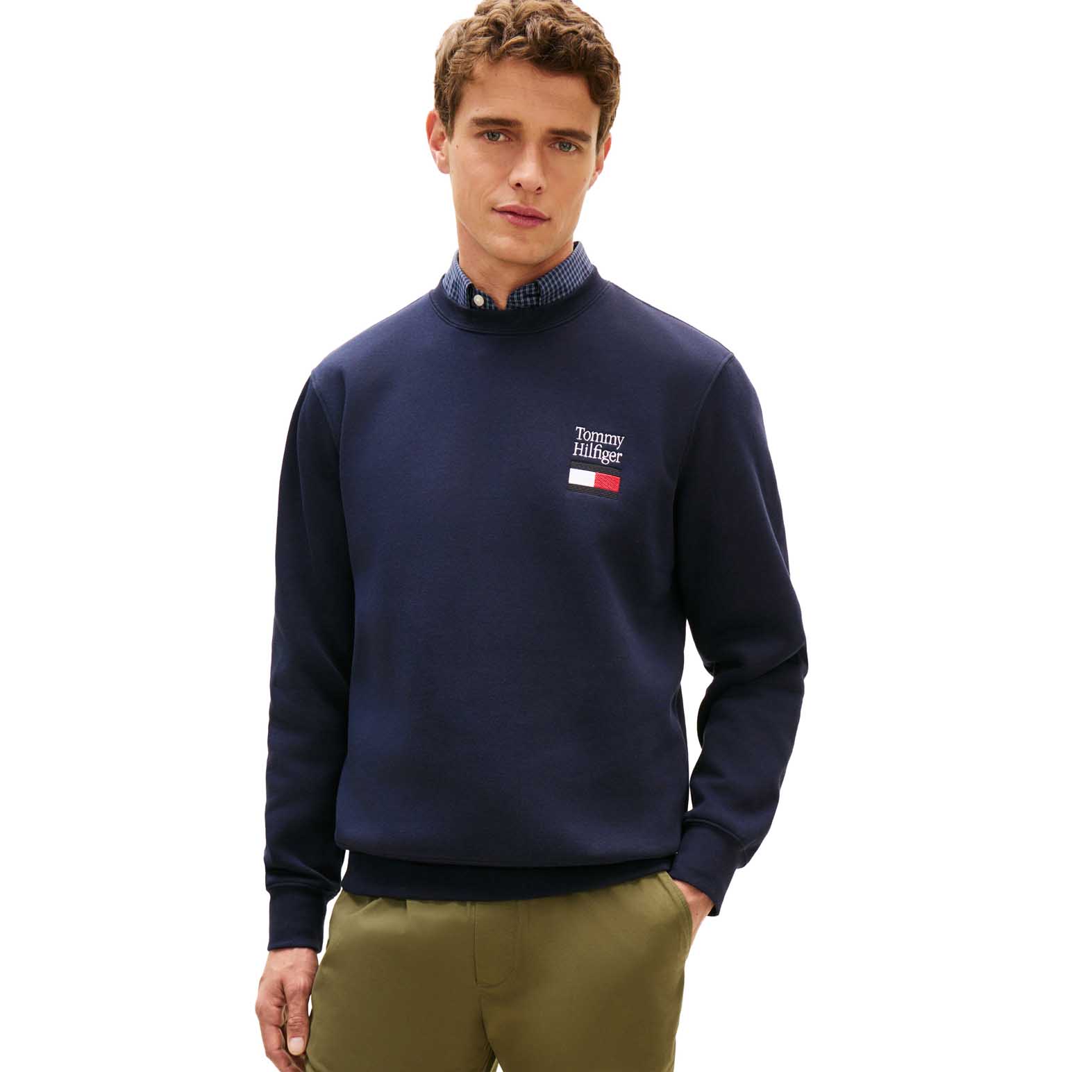 Tommy Hilfiger Tommy Embro Flag Sweatshirt